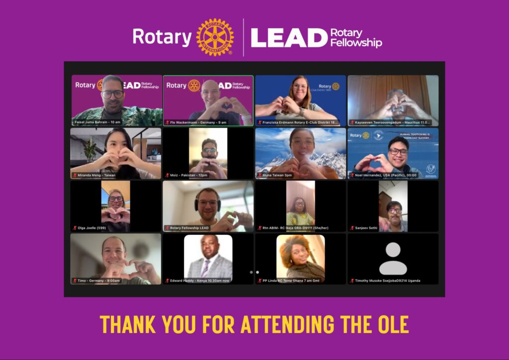 OLE-2026 A screenshot of the participants of the Online Leadership Exchange 2026